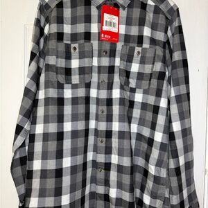 The North Face Black and White Checkered Shirt